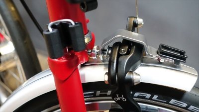 画像1: BROMPTON 対応　前後ライトセット　専用ステー付き   AMPP500