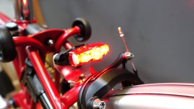 画像2: BROMPTON 対応　前後ライトセット　専用ステー付き   AMPP500