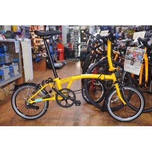 画像: 英国　BROMPTON 　バンブルビーイエロー　LOW ハンドル　6速（S6L）キズ値引きあり