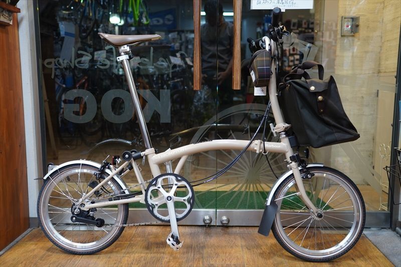 英国 BROMPTON Barbour コラボ バッグ付き 1台限り - Cycle Life Shop KOG