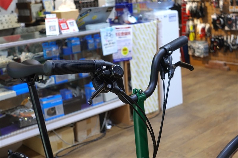 画像2: 英国　BROMPTON 　レーシンググリーン　MID ハンドル　6速（M6L）BLACK STYLE